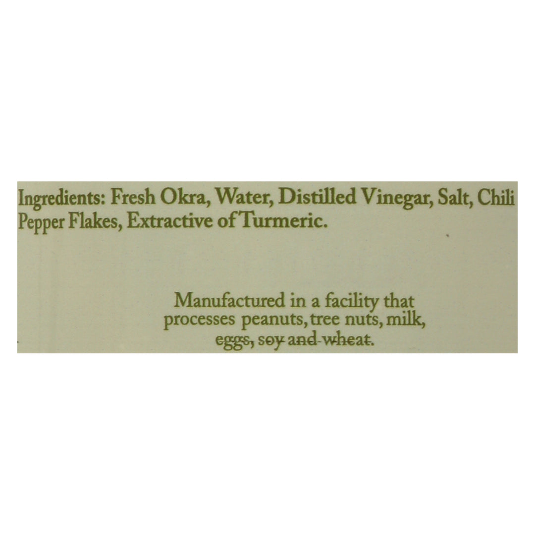 Pickled Pink Smokin Okra 6/16 Oz [UNFI #58126]