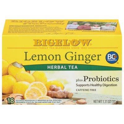 Bigelow Herb Plus Lemon Ginger 6/18 Bag [UNFI #64972]