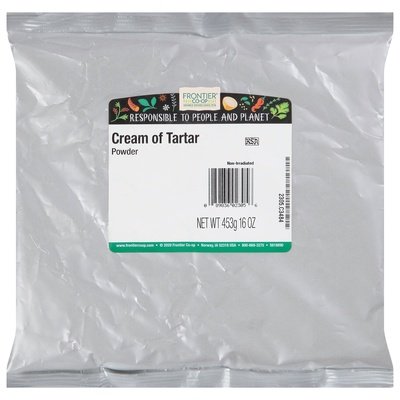 Frontier Nat Prod Co-op Cream Of Tartar 1 Lb [UNFI #34312]