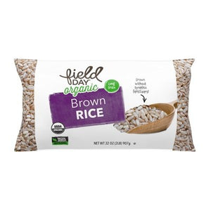 Field Day Long Grain Brown Rice 12/32 Oz [UNFI #52875]