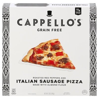 Cappellos Ialtian Sausg Red Pepper Pizza 6/12 Oz [UNFI #85166]