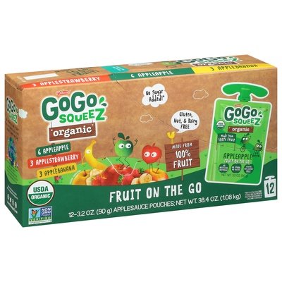 Gogo Squeez Variety Pack 6/12/3.2 Oz [UNFI #52440]