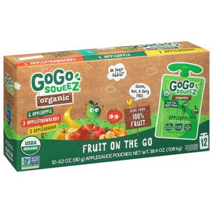 Gogo Squeez Variety Pack 6/12/3.2 Oz [UNFI #52440]