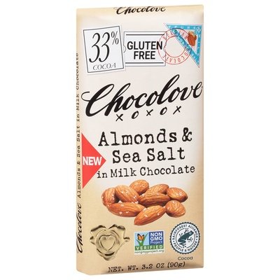 Chocolove Almond Sea Salt 12/3.2 Oz [UNFI #15403]