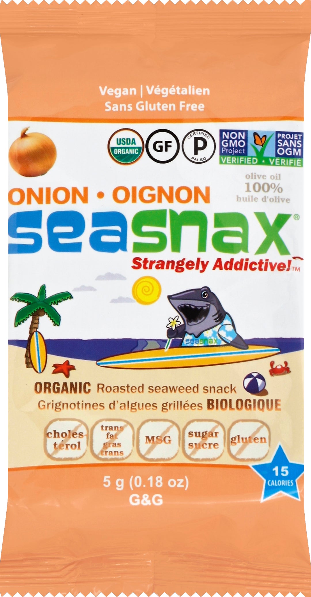Seasnax Tasty Onion 24/.18 Oz [UNFI #87877]
