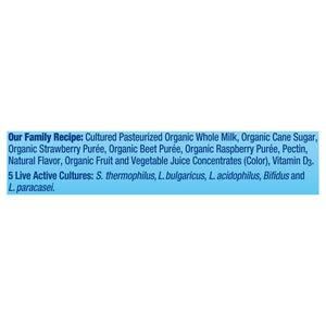 Stonyfield Organic Pouch Strawberry Beet Berry 6/4/3.5Oz [UNFI #18595]