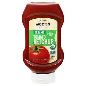 Woodstock Ketchup Tomato Upside Down Sqz. 12/20 Oz [UNFI #24878]