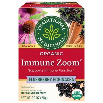 OG2 Traditional Medicinals ImmuneZoom ElderberryEchinacea 6/16 BAG [UNFI #19624] T