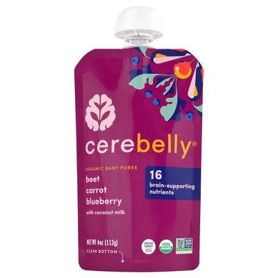 Cerebelly Beet Carrot Blueberry Cnut Milk 6/4 Oz [UNFI #18355]
