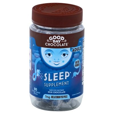 Good Day Chocolate Sleep Supplement 80 Ct [UNFI #14780] T
