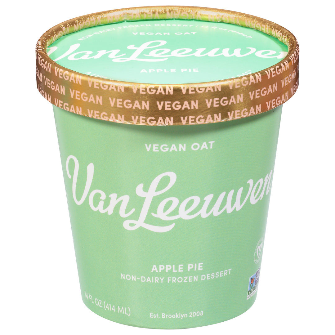 Van Leeuwen Ice Cream Bourbon Vanilla Apple Crisp 8/14 Oz [UNFI #24473]