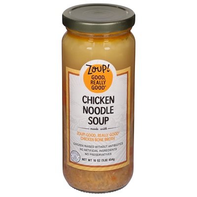 Zoup! Good Really Good Chicken Noodle 6/16 Oz [UNFI #60778]