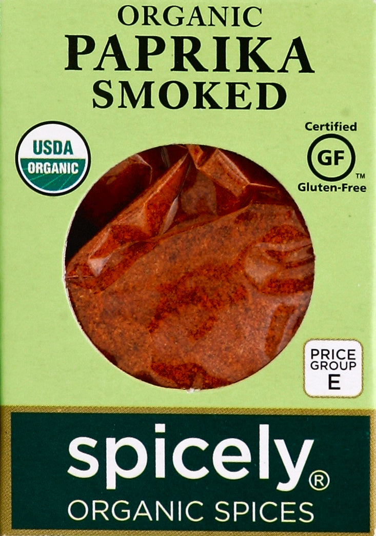 Spicely Organics Paprika Smoked 6/.45 Oz [UNFI #14542]