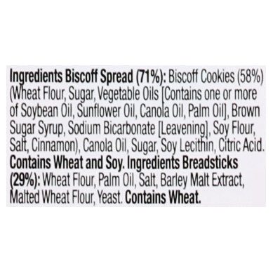 Biscoff Cookie Butter Breadstk Snk Pk 8/1.6 Oz [UNFI #50406]