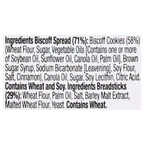 Biscoff Cookie Butter Breadstk Snk Pk 8/1.6 Oz [UNFI #50406]