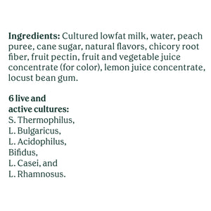 Chobani Peach 8/7 Oz [UNFI #58832]