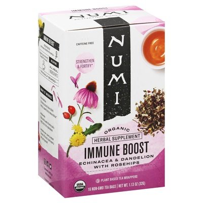 Numi Tea Immune Boost Herbal Tea 6/16 Bag [UNFI #67117]