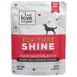 I And Love And You Beef Recipe Dog Topper 24/3 OZ [UNFI #08284] T