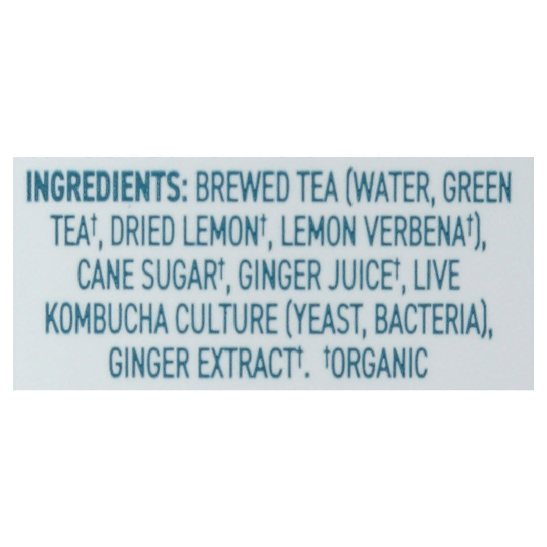 Brew Dr Kombucha Lemon Grove 12/14 Oz [UNFI #13819]