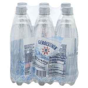 Gerolsteiner Sparkling Mineral 6-Pack 4/6/16.9 Oz [UNFI #21815]