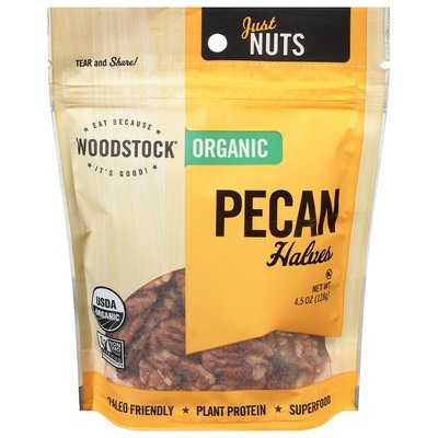 Woodstock Pecan Halves 8/4.5 Oz [UNFI #06827]