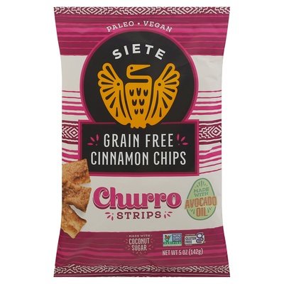 Siete Cinnamon Churro Strips 12/5 Oz [UNFI #26599]