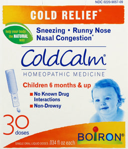 Boiron Coldcalm Liquid 30 CT [UNFI #99663] T