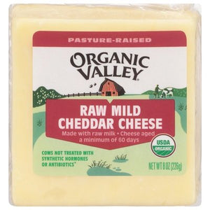 Organic Valley Cheddar Mild 12/8 Oz [UNFI #10253]