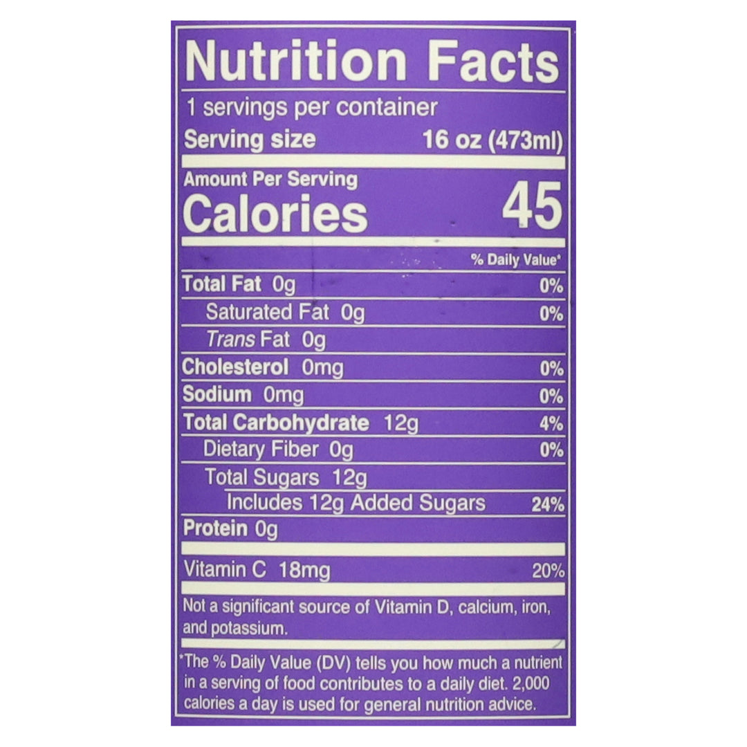 Sunpax Lemondade Blueberry 8/16 Oz [UNFI #61496]