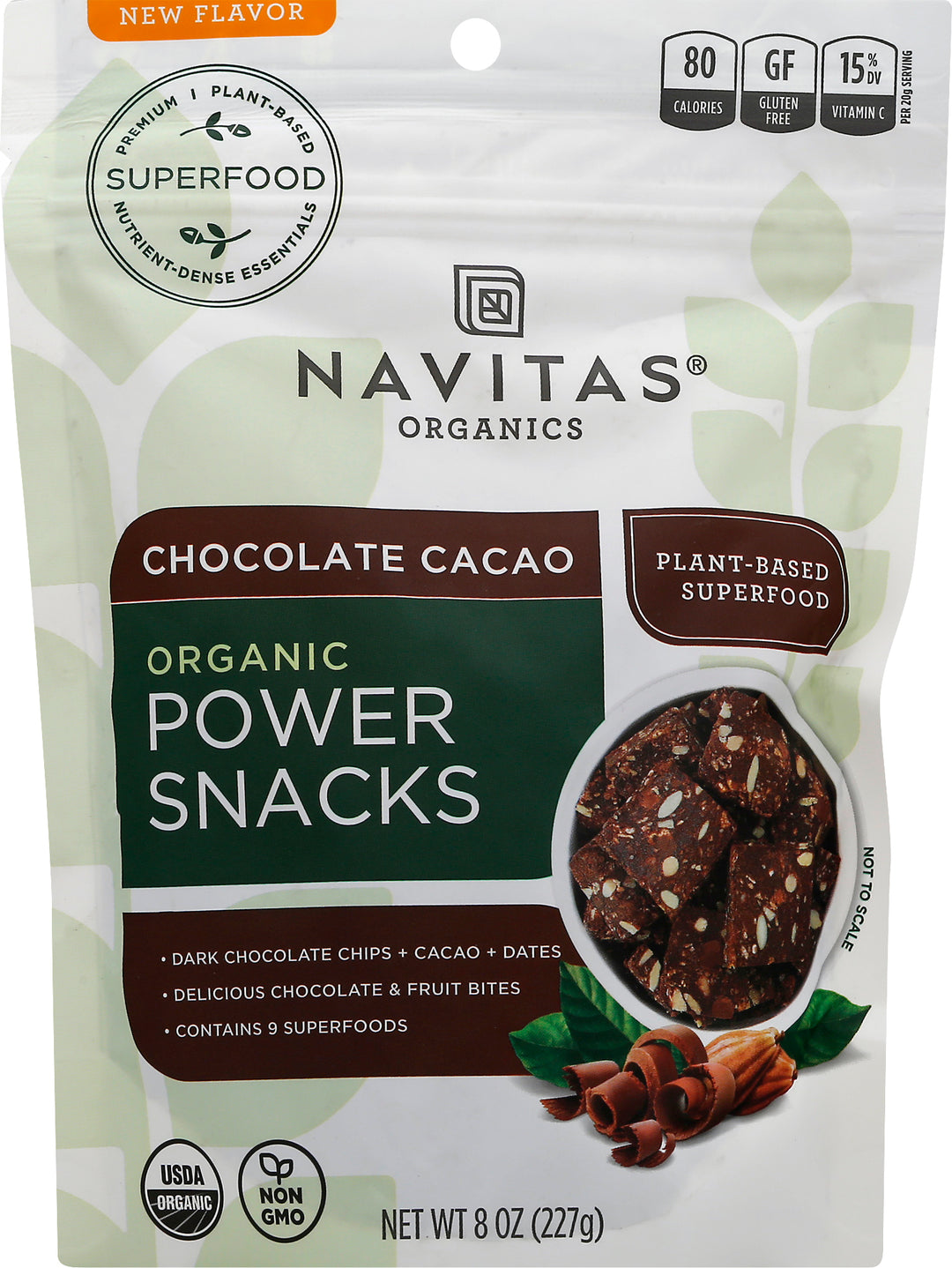 Navitas Organics Power Snack Chocolate Cacao 12/8 Oz [UNFI #74861]