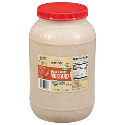 Woodstock Stone Ground Mustard-Fs 4/8 Lb [UNFI #07381]