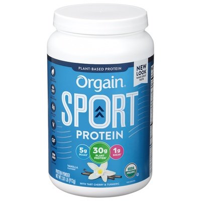 Orgain Vanilla 30G Protein Powder 2.01 Lb [UNFI #14443] T