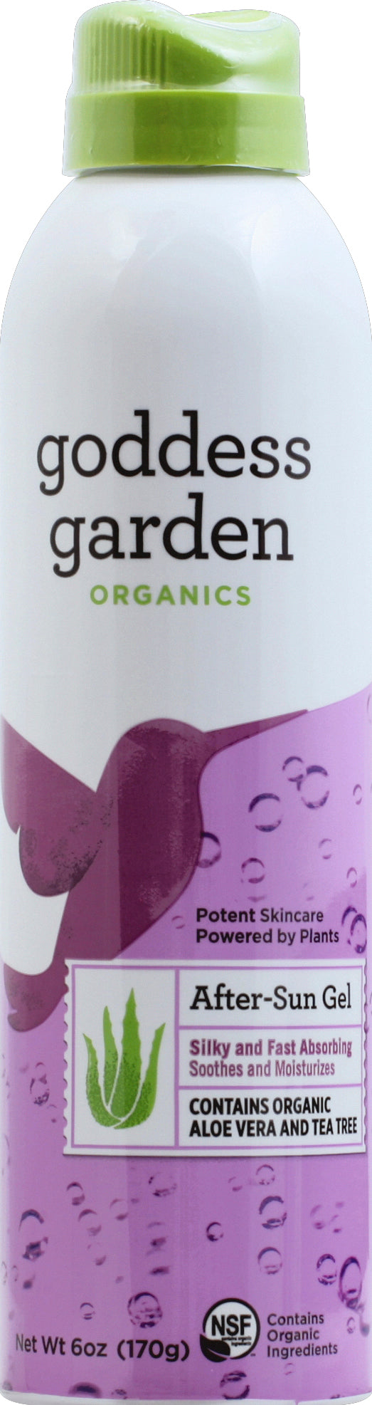 Goddess Garden After Sun Gel Alo Vera 4/6 Oz [UNFI #79064] T
