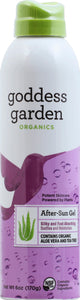 Goddess Garden After Sun Gel Alo Vera 4/6 Oz [UNFI #79064] T