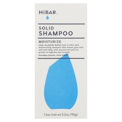 Hibar Moisturize Solid Shampoo 3.2 Oz [UNFI #14234] T