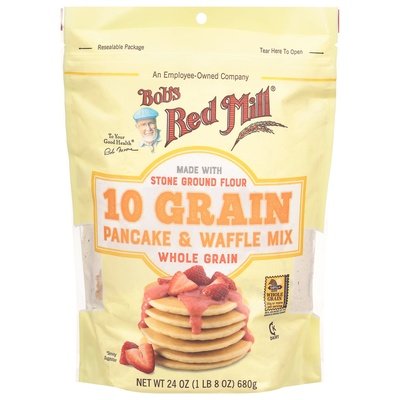 Bobs Red Mill Pancake & Waffle Mix,10 Grain 4/24 Oz [UNFI #18224]