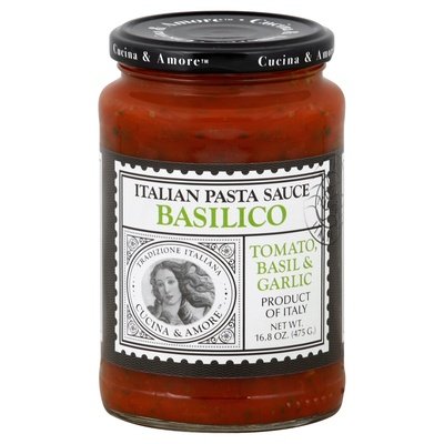 Cucina & Amore Tomato Basil 6/16.8 Oz [UNFI #23048]