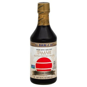 San-J Sauce Soy Tamari Reduced Sodium 6/20 Oz [UNFI #66562]