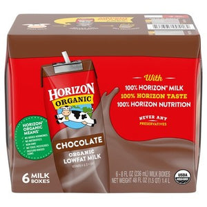 Horizon 1% Choc Single Srv Multi Pk 3/6/8 Oz [UNFI #55564]