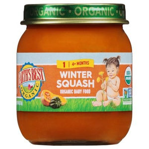 Earths Best Winter Squash,Stage 1 10/4 Oz [UNFI #79753]