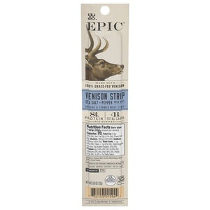 Epic 100% Grass Fed Venison Steak 20/.8 Oz [UNFI #35211]