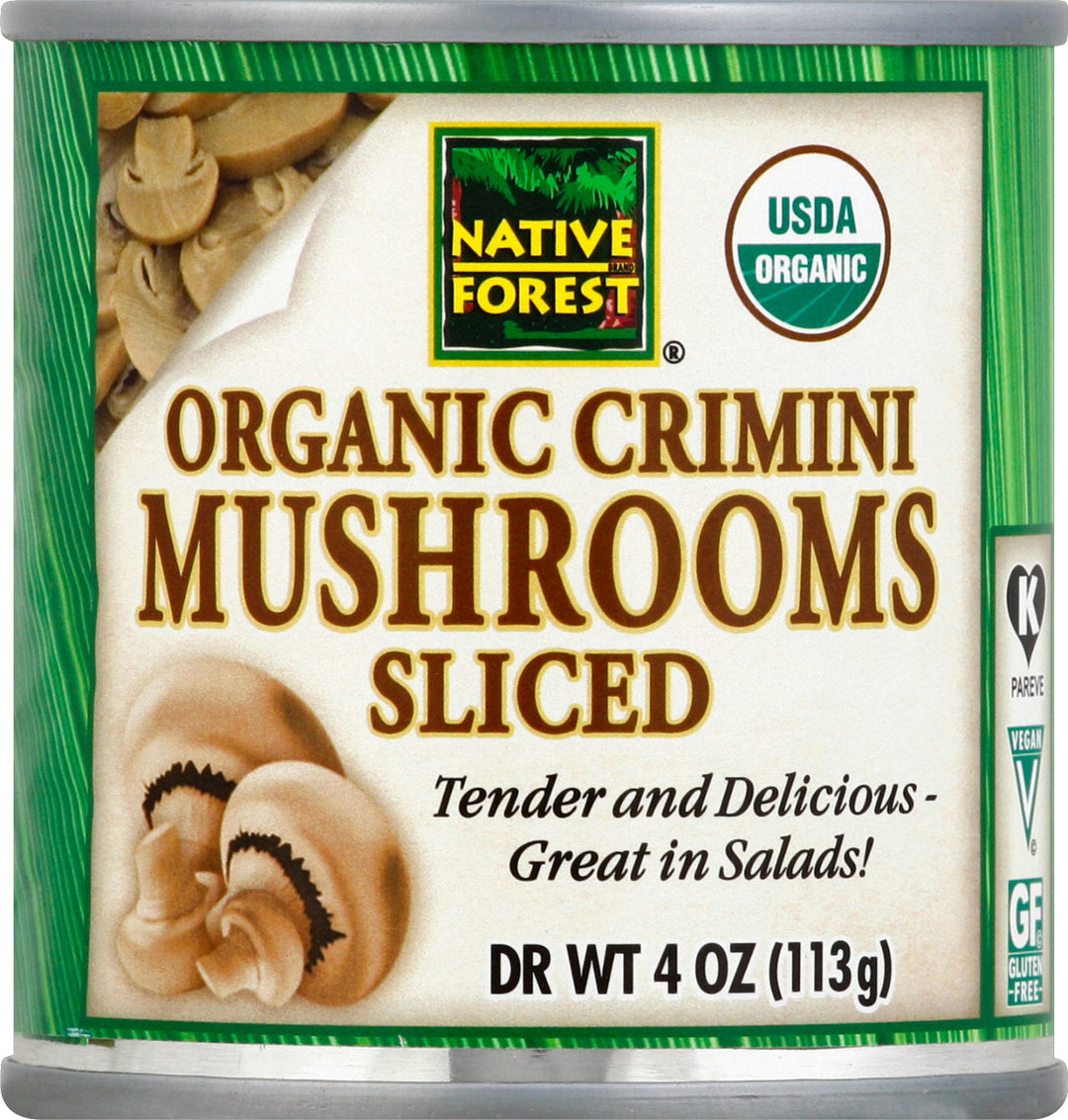 Native Forest Mushroom Crimni Slc Drnd Wgt Og2 12/4 OZ [UNFI #07904]