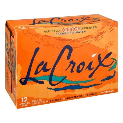 Lacroix Orange Sparkling 2/12/12 Oz [UNFI #43171] T