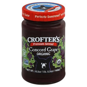 Crofters Concord Grape Fair Trade 6/16.5 Oz [UNFI #65123]