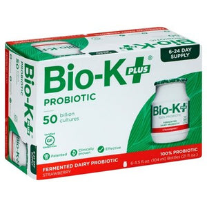 Bio-K Plus Strawberry 4/6/3.5Oz [UNFI #75951] T