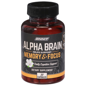 Onnit AlphaBrain - Memory & Focus 30 CAP [UNFI #40187] T