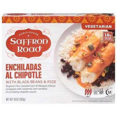 Saffron Road Enchiladas Al Chipotle 8/10 Oz [UNFI #45980]