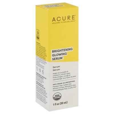 Acure Brilliantly Brightening Glowing Serum 1 Oz [UNFI #49957] T