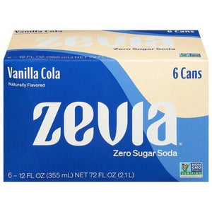 Zevia Vanilla Cola 4/6/12 Oz [UNFI #08401] T