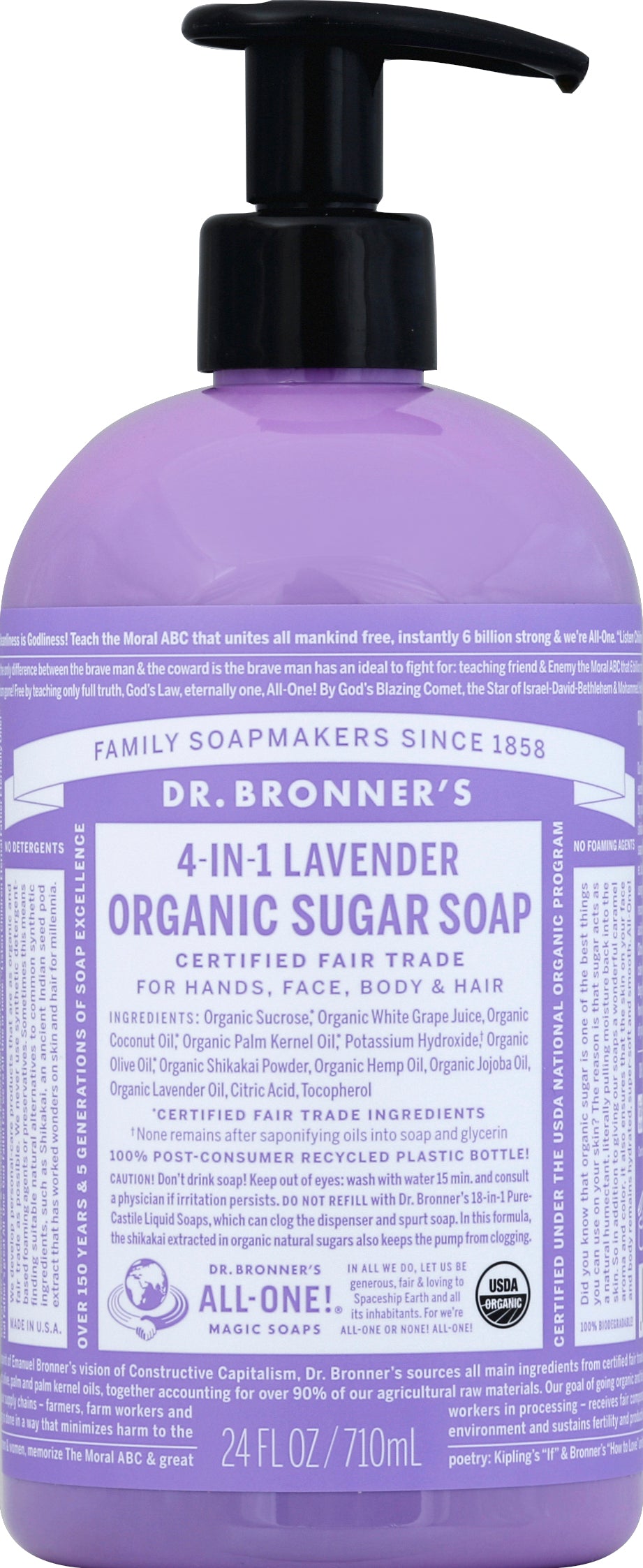 Dr. Bronners Lavender 24 Oz [UNFI #83869] T